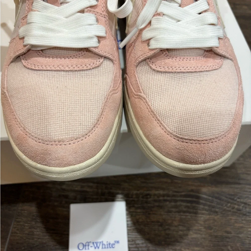 Off-White Out-of-Office White/Pink Sneakers - Picture 11 of 12